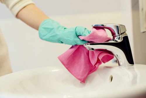 Charity reuse partnerships and recycled cleaning materials